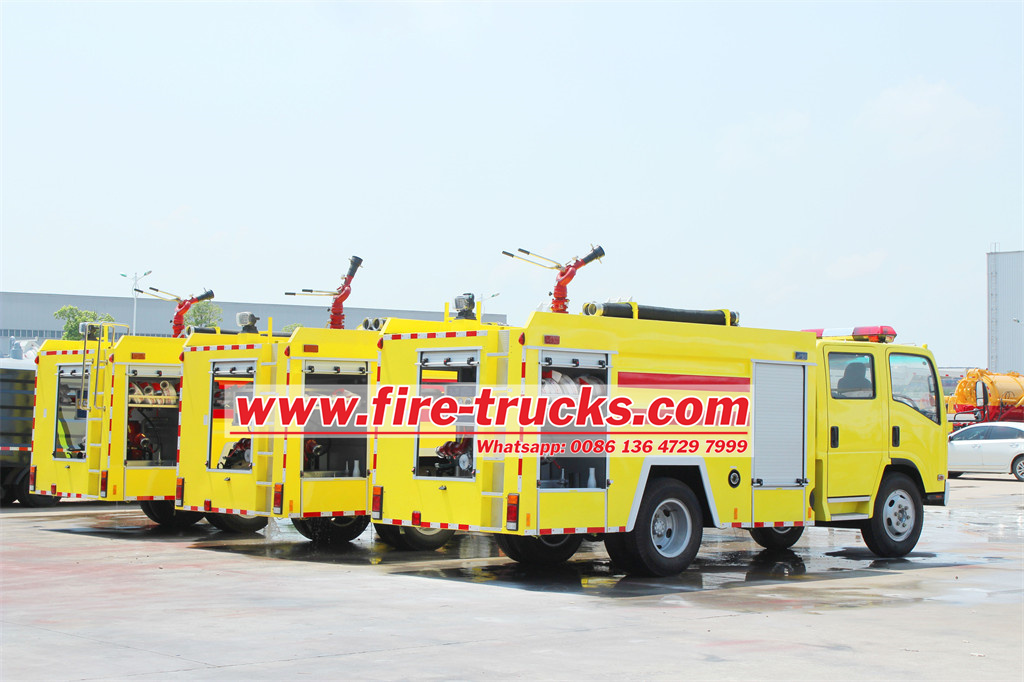 New NPR Police water foam fire truck Isuzu