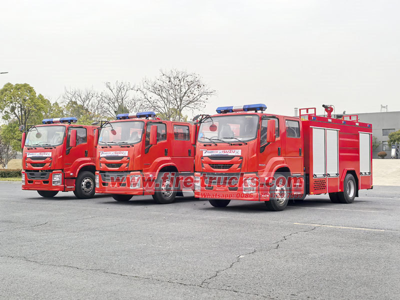 ISUZU fire pumper trucks for sale