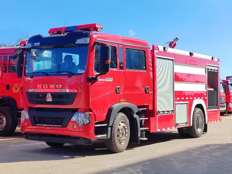 HOWO 7tons foam pumper fire fighting truck HOWO 7tons foam pumper fire fighting truck