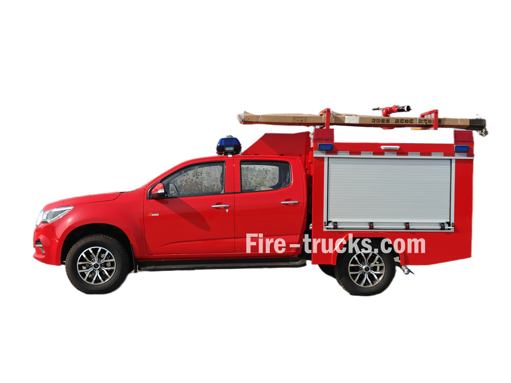 Isuzu 4x4 pickup 500L foam fire rescue truck