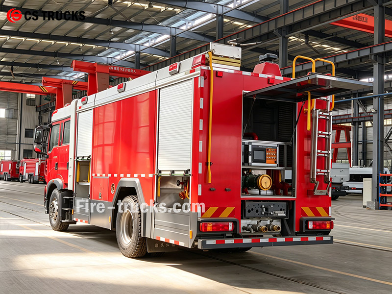 HOWO 6000 Liters Firefighting Water Tanker HOWO 6000 Liters Firefighting Water Tanker