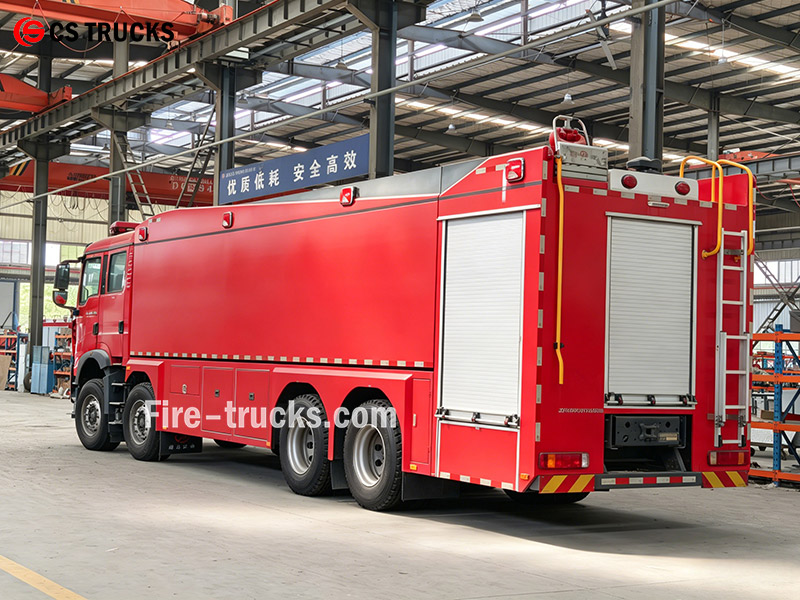 HOWO 8×4 wildland water fire truck for sale