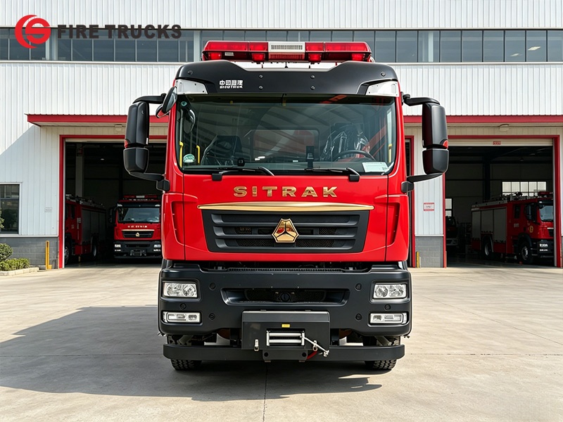 HOWO SITRAK 4x2 emergency lighting foam fire fighting vehicle Philippines