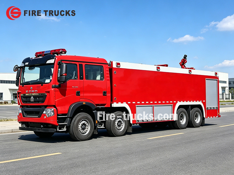 SITRAK HOWO 4x2 Wildland Foam Fire Truck for Steppe Fire Protection Dubai