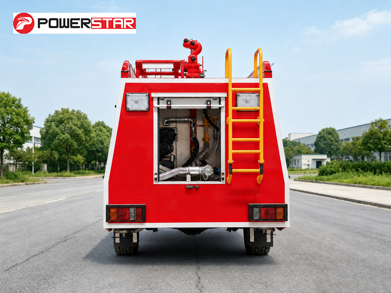 Foam fire fighting vehicle firefighting equipment