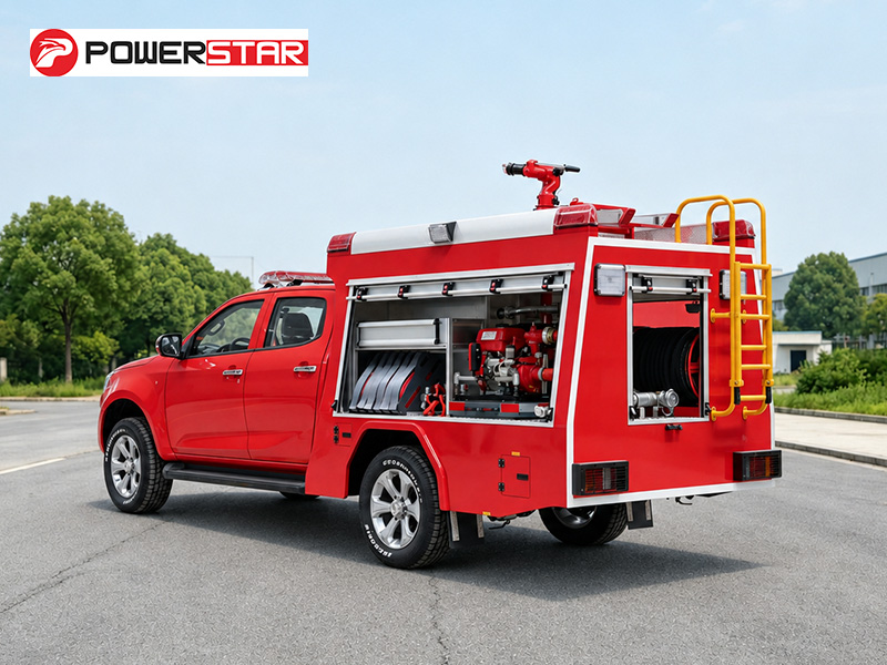 Foam fire fighting vehicle firefighting equipment