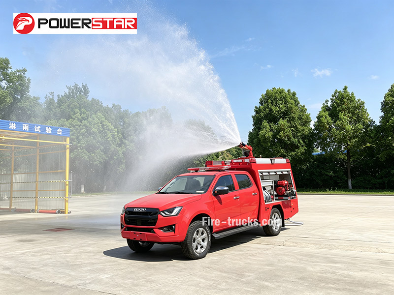 ISUZU 4x4 Emergency Fire Truck Pickup for Oil Refinery Fire Rescue Philippines