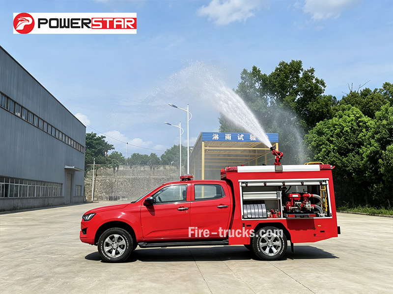 ISUZU 4x4 Emergency Fire Truck Pickup for Airport Ground Fire Suppression Cambodia