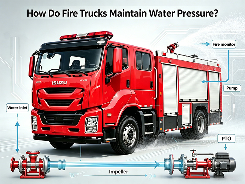 Bagaimana Truk Pemadam Kebakaran Mempertahankan Tekanan Air?