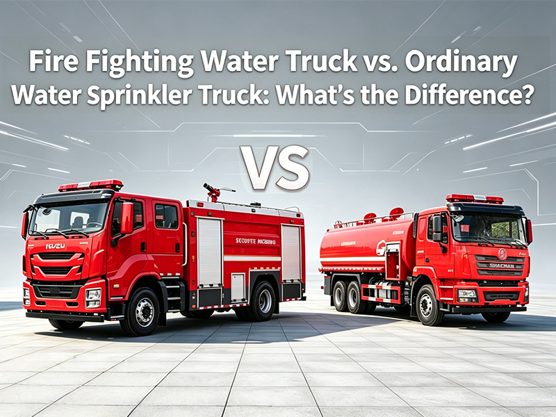 Truk Pemadam Kebakaran Air vs. Truk Penyiram Air Biasa: Apa Perbedaannya?