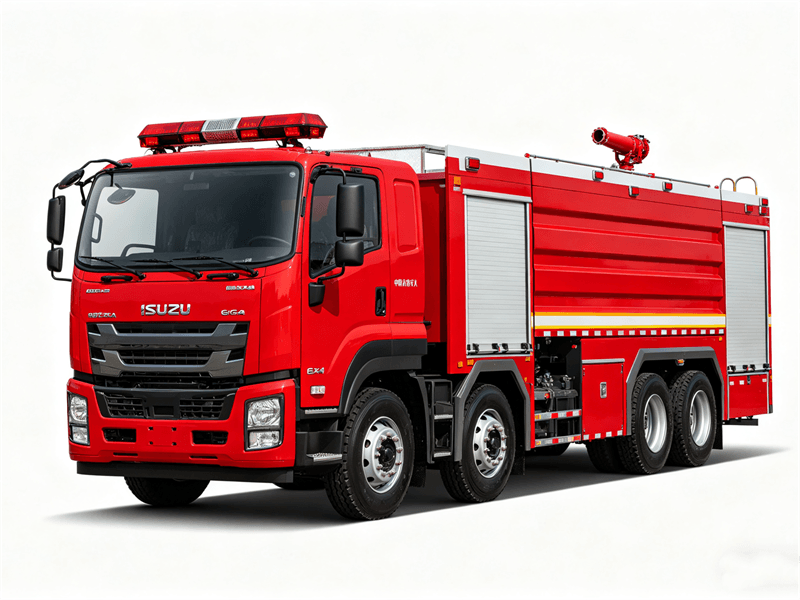 Truk Pemadam Kebakaran Serbuk